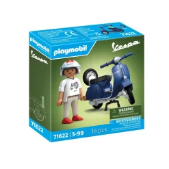 Playmobil Vespa 150 Sprint Veloce 1969 Bleu 71622^ Le Sport, Les Loisirs Et Les Vacances