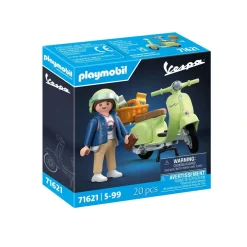 Playmobil Vespa 150 Sprint Veloce 1969 Vert Clair 71621^ Le Sport, Les Loisirs Et Les Vacances