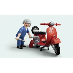 Playmobil Vespa Garage - Style rétro - années 60 71620^ Le Sport, Les Loisirs Et Les Vacances