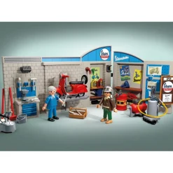 Playmobil Vespa Garage - Style rétro - années 60 71620^ Le Sport, Les Loisirs Et Les Vacances