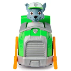 Spin Master Véhicule 15 cm et figurine La Pat Patrouille : Camion de recyclage Rocky^ Les Héros Et Personnages