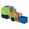 Spin Master Véhicule 15 cm et figurine La Pat Patrouille : Camion Benne Crush N Roll Rocky^ Les Héros Et Personnages