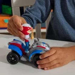 Spin Master Véhicule 15 cm et figurine La Pat Patrouille : Quad de sauvetage Ryder^ Les Héros Et Personnages