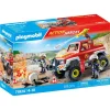 Playmobil Véhicule de pompiers avec bidon enflammé ACTION HEROES 71824^ La Ville, La Police Et Les Secours