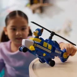 Spin Master Véhicule et figurine Chase - Air Rescue - La Pat Patrouille^ Hélicoptères, Avions Et Vaisseaux Spatiaux