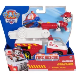 Spin Master Véhicule et figurine Marcus Fire Rescue La Pat Patrouille^ Les Héros Et Personnages