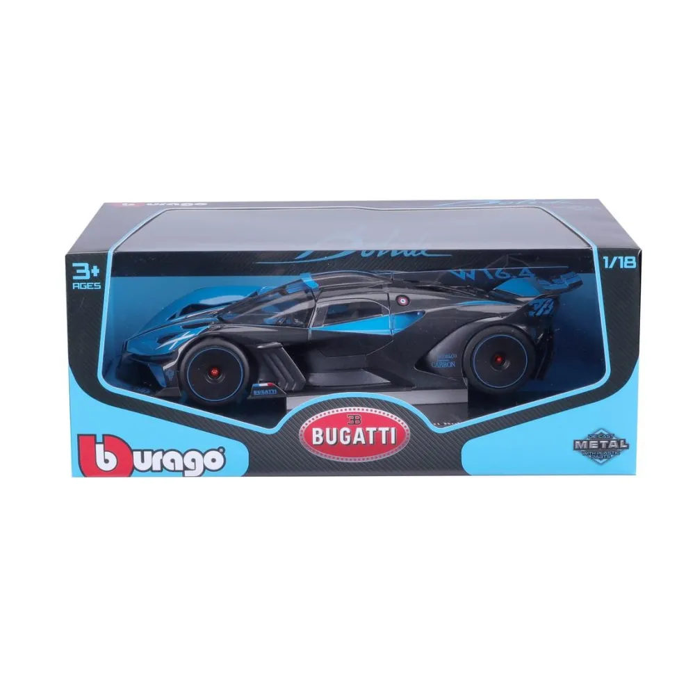 May Cheong Group B Voiture de course Bugatti bleue 1/18^ Modèles Réduits