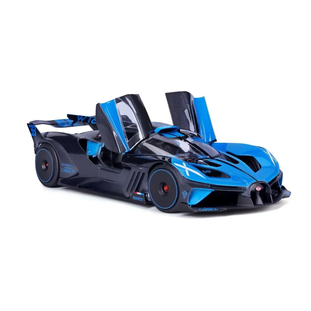 May Cheong Group B Voiture de course Bugatti bleue 1/18^ Modèles Réduits