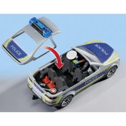 Varta Voiture de police avec sirène et gyrophare PLAYMOBIL ACTION HEROES 71729^ La Ville, La Police Et Les Secours