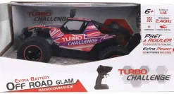 MGM Voiture radiocommandée 1:14 métal rosé - Turbo Challenge Extra battery Off Road Glam^ Voitures Radiocommandées