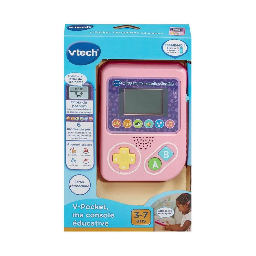 Varta V-Pocket ma console éducative rose^ Ordinateurs Et Tablettes Éducatives