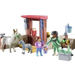 Playmobil Vétérinaire avec animaux à la ferme - Country 71471^ La Ferme Et L'Univers Agricole