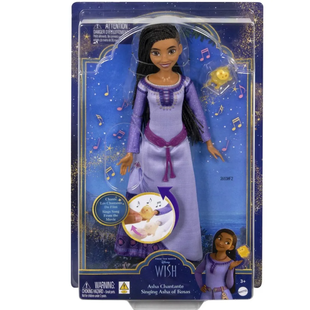 Mattel Wish - Poupée Asha chantante^ Poupées Mannequins