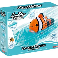 Lansay Zhu Zhu Aquarium - Bateau et ponton^ Les Animaux