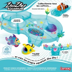 Lansay Zhu Zhu Aquarium - Bateau et ponton^ Les Animaux