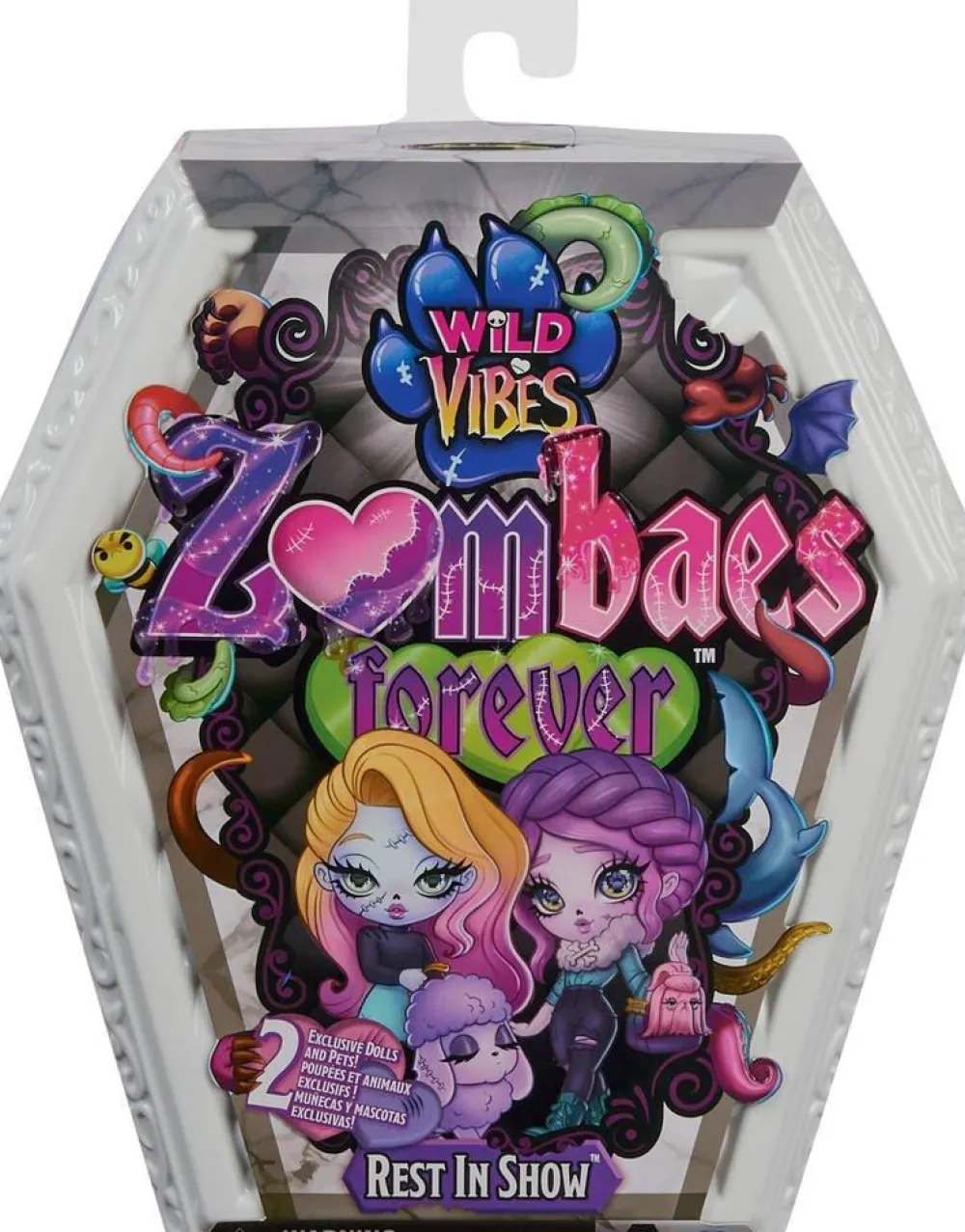 Spin Master Zombaes - Will vibes - Pack De 2 Poupees Wild Vibes Rest In Show^ Les Monstres, Les Robots Et La Science-Fiction