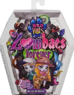 Spin Master Zombaes Wild Vibes - Pack De 2 Wild Vibes Big Cat Un-Rescue^ Les Monstres, Les Robots Et La Science-Fiction