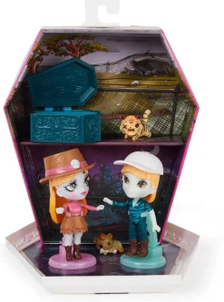 Spin Master Zombaes Wild Vibes - Pack De 2 Wild Vibes Big Cat Un-Rescue^ Les Monstres, Les Robots Et La Science-Fiction